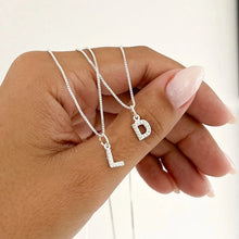Carregar imagem no visualizador da galeria, Colar Feminino com Letra Inicial A-Z, banhado e ouro 18k e prata 925